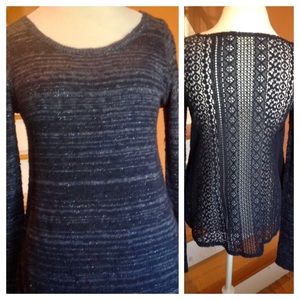 Hollister sweater, dark blue - L